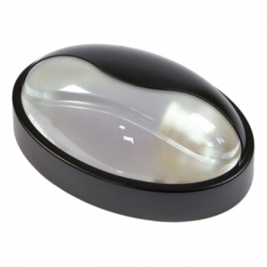 PLAFONIERA MAXI OVALE IP65-100W-E27         NERO - FANTON 62741/C product photo Photo 01 3XL