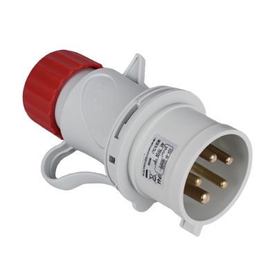 Spina mobile 3P+N+T 32A 400V 6h, IP44 cablaggio rapido - FANTON 70125 product photo Photo 03 3XL
