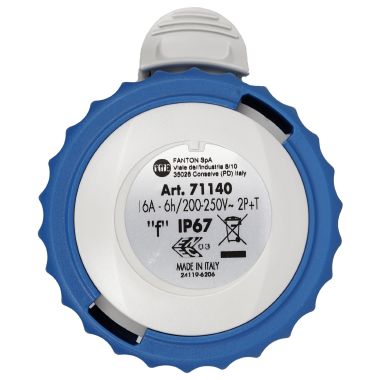 PR.VOL.2P+T       16A/220V-6H IP67 - FANTON 71140 product photo Photo 03 3XL