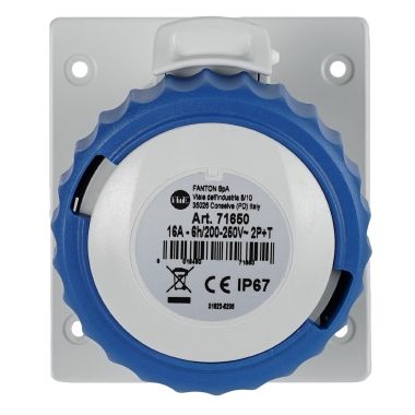 PR.IN.INCL.2P+T 16/230V IP67-6H - FANTON 71650 - FANTON 71650 product photo Photo 02 3XL
