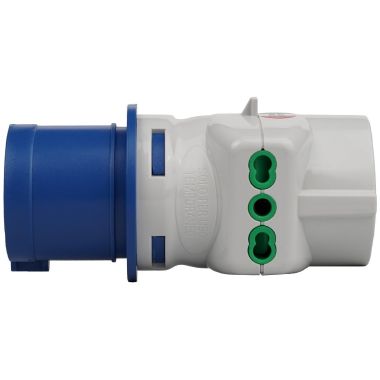ADATTATORE INDUSTRIALE SP.2P+T 16A IB/2 PRESA BIPASSO+1 PRESA SHUKO - FANTON 73090 product photo Photo 02 3XL