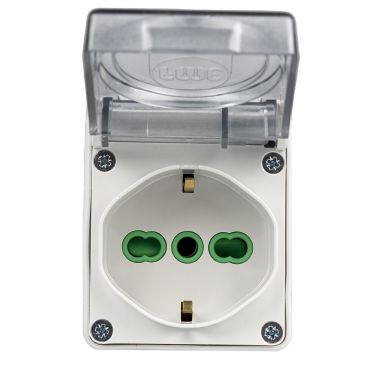 ADATTATORE DA S.CEE A 1P17/30 IP44 - FANTON 73108 product photo Photo 03 3XL