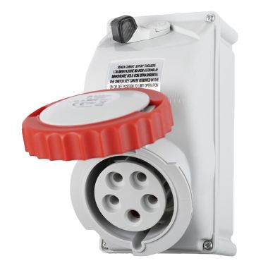 Presa da parete interbloccata 3P+N+T 32A 400V 6h, IP67 - FANTON 73365 product photo Photo 02 3XL