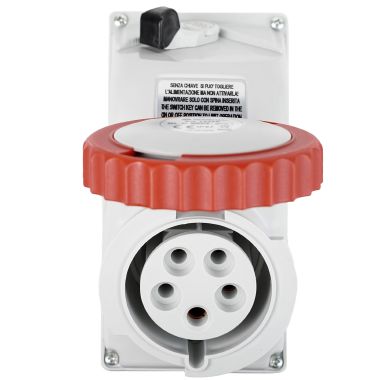 Presa da parete interbloccata 3P+N+T 32A 400V 6h, IP67 - FANTON 73365 product photo Photo 03 3XL