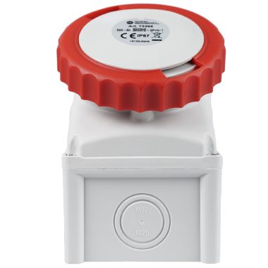 Presa da parete interbloccata 3P+N+T 32A 400V 6h, IP67 - FANTON 73365 product photo Photo 06 3XL