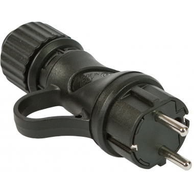 SPINA VOLANTE IP44 IN GOMMA NERA FRANCO-TEDESCA - FANTON 80052 product photo Photo 01 3XL