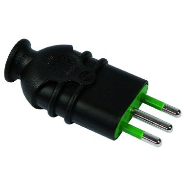 Spina S11 2P+T 10A smontabile HI-PRO, colore nero - FANTON 80101 product photo Photo 01 3XL