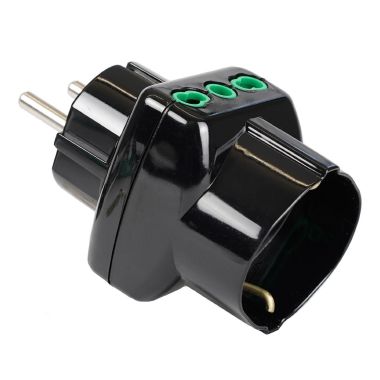 ADATTATORE TRIPLO DA S31 A 1P17/30+2P17/11 NERO FANTON 82231 - FANTON 82231 product photo Photo 02 3XL