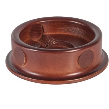 Base in legno tonda Ø140mm 3fori+tappi noce - FANTON 84048 product photo Photo 01 3XL