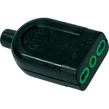 PRESA 2P+T 10/16A SMONTABILE NERO - FANTON 86001 product photo Photo 01 3XL