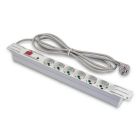 BARRA ALIMENT.6 PR 2P+T 16A SH.UNIV.C/INT+PROT.SOV - FANTON 23202 - FANTON 23202 - FANTON 23202 product photo