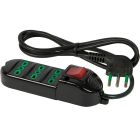 41015 – MULTIPRESA 1,5M 3G1 3P17/11+I NE - FANTON 41015 product photo