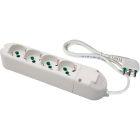 MULTIPR.C/4 PR.2P+T 16A SH.UNIV.C/CAVO 1.5M BIA - FANTON 41080 product photo