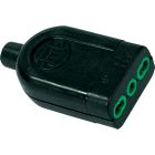 PRESA 2P+T 10/16A SMONTABILE NERO - FANTON 86001 product photo