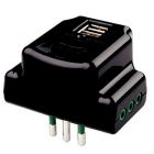 ADATT.1S.10A+3P.10A+T + 2 USB NE - FANTON 87801 - FANTON 87801 - FANTON 87801 product photo