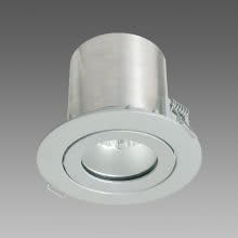 FARETTO INCASSO LOTUS8 INC.D.160MM 35W GY6.35 IRC CTL ARGENTO - FOSNOVA 88676 product photo