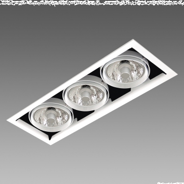 FARETTO STORE 3 CDM-T 3X70W CELL ARGENTO - FOSNOVA 181278 product photo Photo 01 3XL