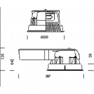 ENERGY2 INC.2X18W G24 BIA.RIFL.ALLUMINIO - FOSNOVA 191119 - FOSNOVA 191119 product photo Photo 02 3XL