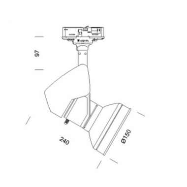 CAST A+B+C FARETTO G53 50W AR111 ARGENTO METALIZZATO - FOSNOVA 500379 product photo Photo 02 3XL