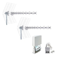 KIT ANTENNTE 5G 2 ANTENNTE + AMPLIFICATORE + ALIMENTATORE (KIT 3) - FRACARRO RADIOINDUSTRIE 217971 product photo