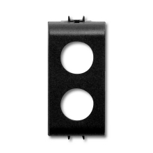 ADATTATORE X 2 PRESE TV SERIE GEWISS CHORUS NERO - FRACARRO RADIOINDUSTRIE GW/CN2 product photo