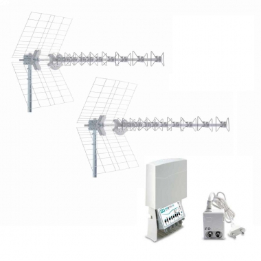 KIT ANTENNTE 5G 2 ANTENNTE + AMPLIFICATORE + ALIMENTATORE (KIT 3) - FRACARRO RADIOINDUSTRIE 217971 product photo Photo 01 3XL