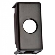 ADATTATORE ORIZZONTALE 1 FORO AVE SIST45 NERO - FTE MAXIMAL OAAV1 product photo