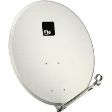 FTE ANTENNA PARABOLICA OFF SET IN ACCIAIO GRIGIA - FTE MAXIMAL OR80SB/PL product photo