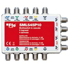 MULTISWITC 5 IN 5OUT 4DER -10DB - FTE MAXIMAL SML545P10 product photo
