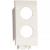 ADATTATORE ORIZZONTALE 2 FORI GEWISS TOP SYSTEM BIANCO - FTE MAXIMAL OAGI2B product photo Photo 01 2XS