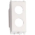 ADATTATORE VERTICALE 2 FORI PER AVE SIST45 BIANCO - FTE MAXIMAL VAAS2B product photo Photo 01 2XS