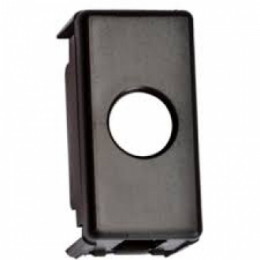 ADATTATORE ORIZZONTALE 1 FORO AVE SIST45 NERO - FTE MAXIMAL OAAV1 product photo Photo 01 3XL