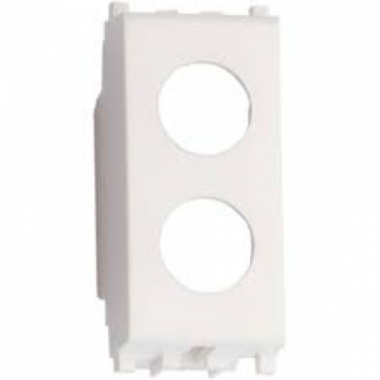 ADATTATORE VERTICALE 2 FORI PER AVE SIST45 BIANCO - FTE MAXIMAL VAAS2B product photo Photo 01 3XL