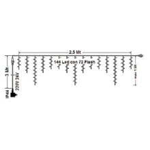 TENDA 144 LED CON FLASH, BIANC - GIOCOPLAST 14410299 - GIOCOPLAST 14410299 product photo