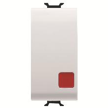 Gewiss - Pulsante 1M 1P NC+NA 16A Arresto - Bianco - GEWISS GW10138 product photo