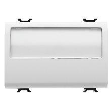 PULS.3M 1P NA 10A TARGA PORTAN.ILL.B. - GEWISS GW10192 - GEWISS GW10192 product photo