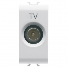 PRESA TV 1M DIR. CONN.MASC.9,5MM B. - GEWISS GW10361 - GEWISS GW10361 product photo