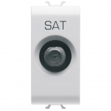 PRESA TV/SAT 1M DIRETTA C.F-FEMM.BIANCO - GEWISS GW10371 product photo