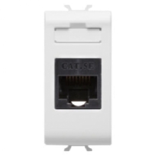 CONNETTORE RJ45 1M CAT.5E UTP BIANCO - GEWISS GW10421 product photo