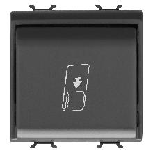 BADGE ELETTROMECCANICO 2M CH/BK - GEWISS GW12039 - GEWISS GW12039 - GEWISS GW12039 product photo