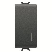 INVERTITORE 1M 1P 16AX ILL.LOC.NERO - GEWISS GW12092 - GEWISS GW12092 - GEWISS GW12092 product photo