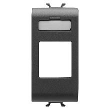 CUSTODIA PRESA RJ45 NERO - GEWISS GW12431 - GEWISS GW12431 - GEWISS GW12431 product photo