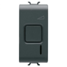 PULSANTE REGOLATORE ELETTRICO 1M 60-500W NERO - GEWISS GW12568 product photo