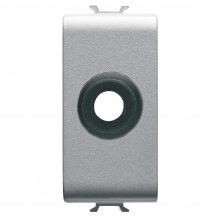 COPRIFORO 1M USCITA CAVO TITANIO - GEWISS GW14196 - GEWISS GW14196 product photo