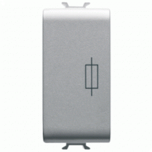 PORTAFUSIBILE 16A 250V AC 1M TITANIO - GEWISS GW14491 product photo