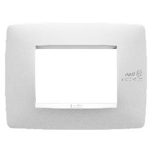 PLACCA ONE 3P BIANCO ANTIBATTERICO - GEWISS GW16103AB - GEWISS GW16103AB product photo
