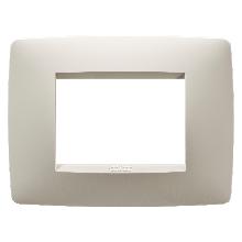 PLACCA ONE 3P AVORIO - GEWISS GW16103TI - GEWISS GW16103TI - GEWISS GW16103TI product photo