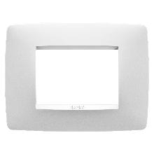 PLACCA ONE 3P BIANCO SATINATO - GEWISS GW16103VW - GEWISS GW16103VW product photo