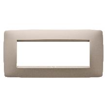 PLACCA ONE 6P CANAPA - GEWISS GW16106TC - GEWISS GW16106TC - GEWISS GW16106TC product photo