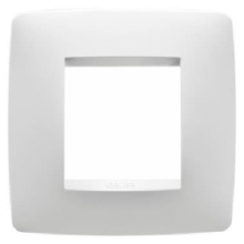 PLACCA ONE INTERNO 2P BIANCO LATTE - GEWISS GW16122TB product photo